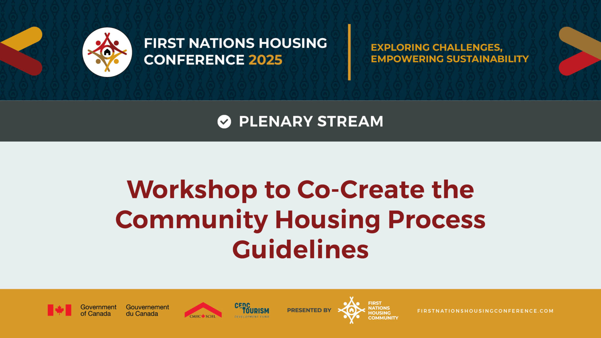 Workshop to Co-Create the Community Housing Process Guidelines